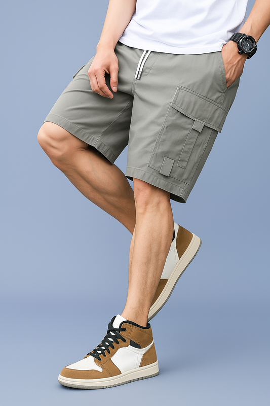 Men's Cotton Casual Cargo Shorts Pack of 3