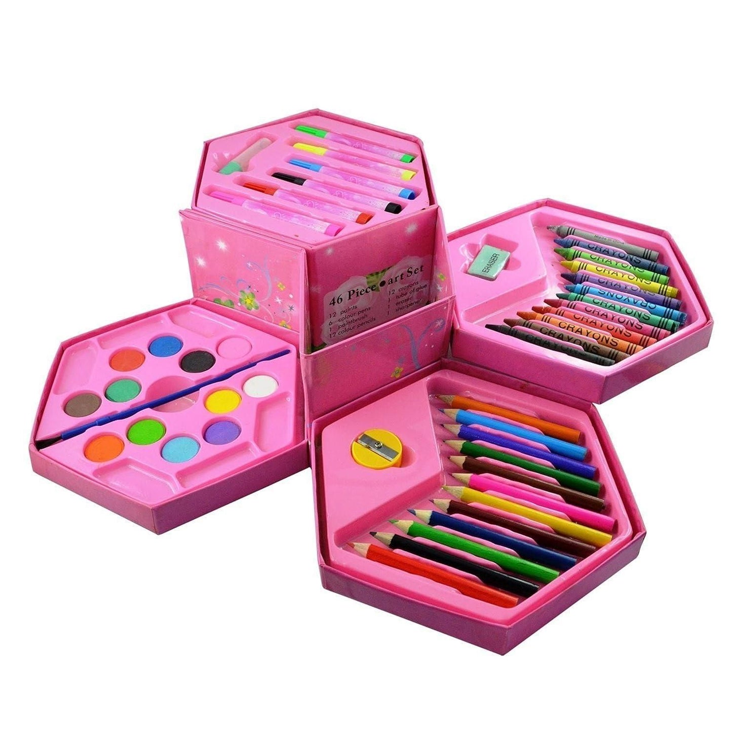 Kids Study Toy Set || 46 Piece Art Set