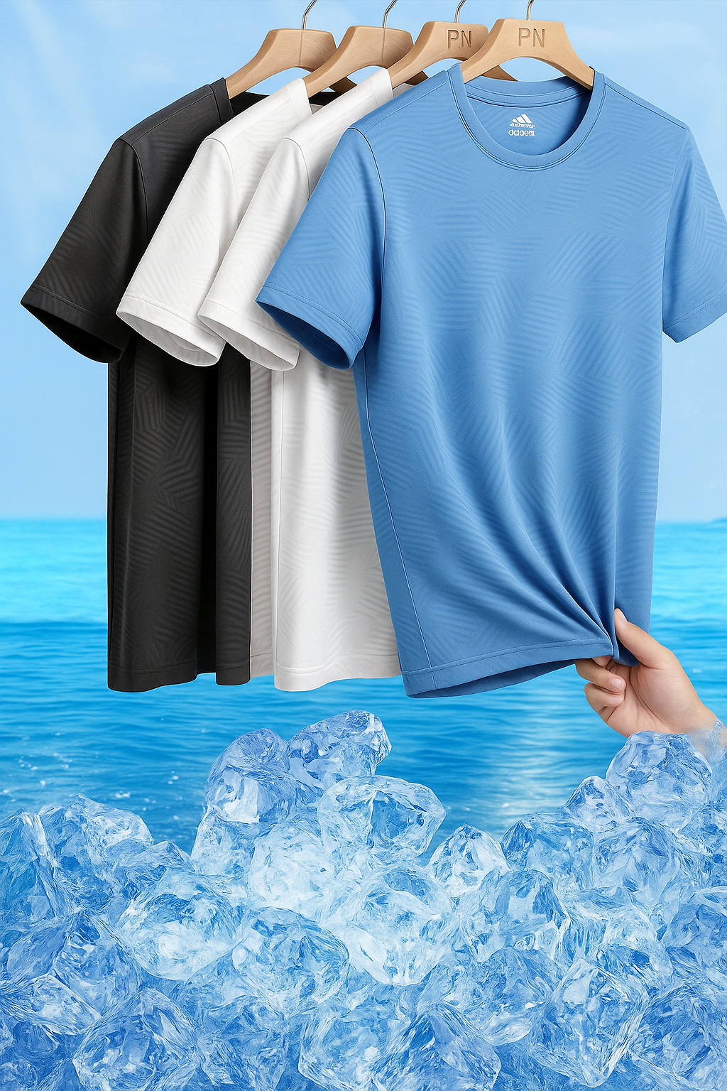 Men's Round Neck Polyester Casual T-shirt (Pack of 4)